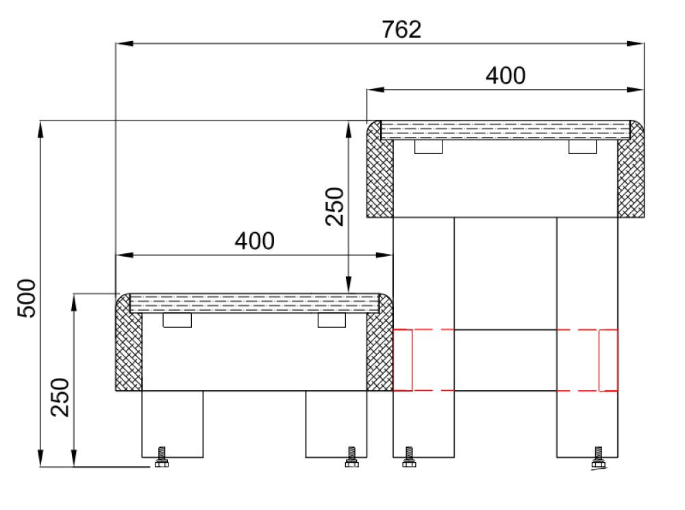Saunapink Thermory Bench 140