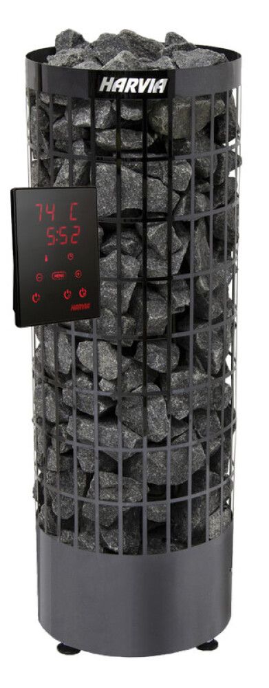 Elektrkeris Harvia Cilindro Xenio PC90XE must teras  9kW  8-14m³ eraldi juhtimine