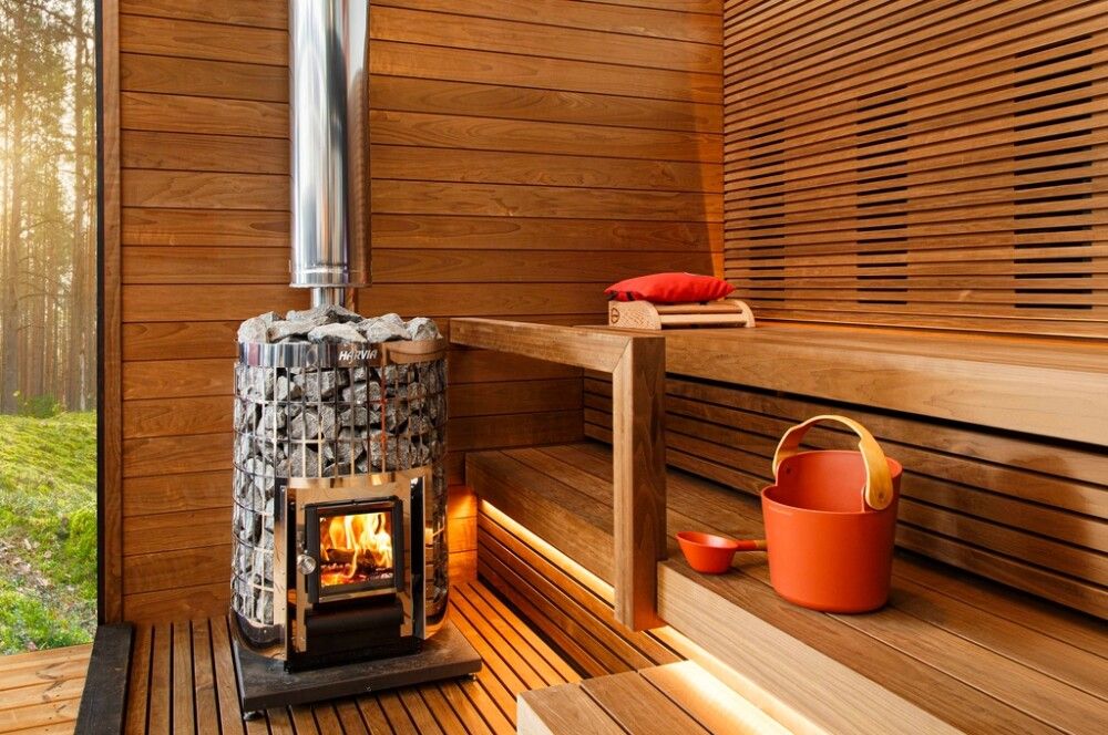 Puukeris Harvia Cilindro 16 Steel WKPC16S