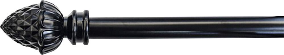 Kardinapuu komplekt Hasta Kotte  Ø25/28 mm 200-380 cm, must