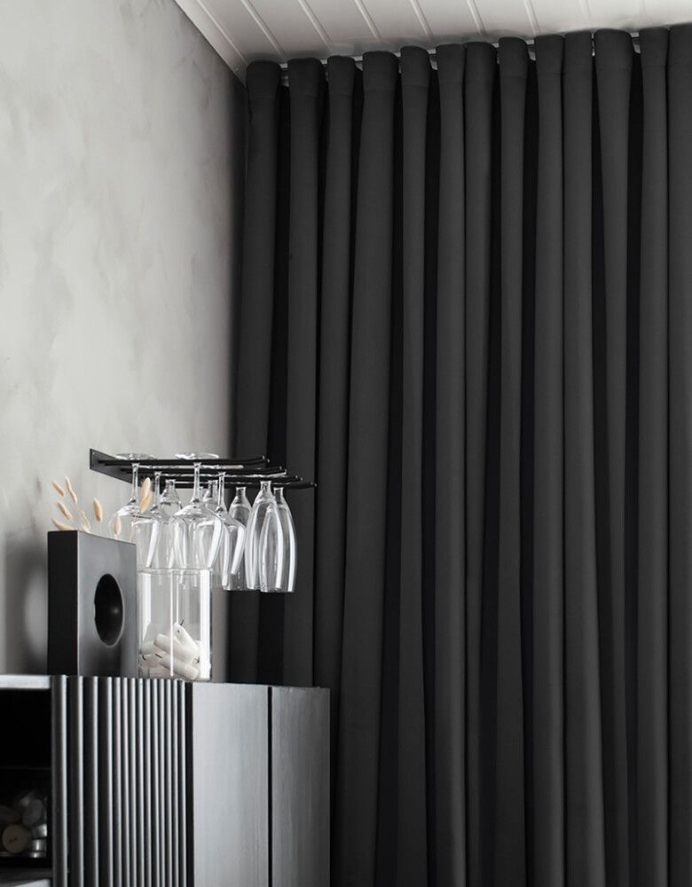 Kardin Hasta Stilla XL 268 x 280 cm, antratsiit