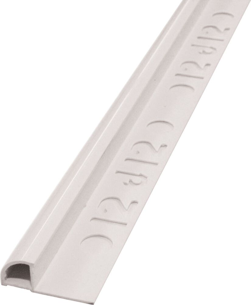 Plaadiliist Dione ümar PVC maalrivalge 12 x 2500 mm