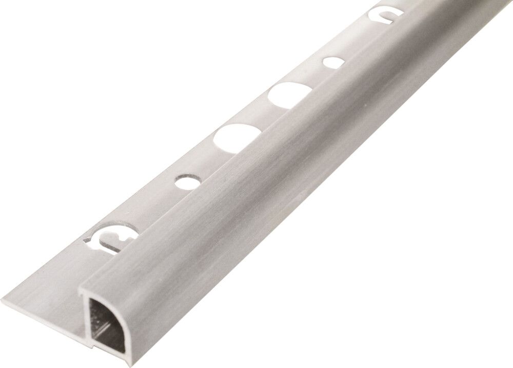 Plaadiliist alumiinium, hõbedane 12 x 2500 mm