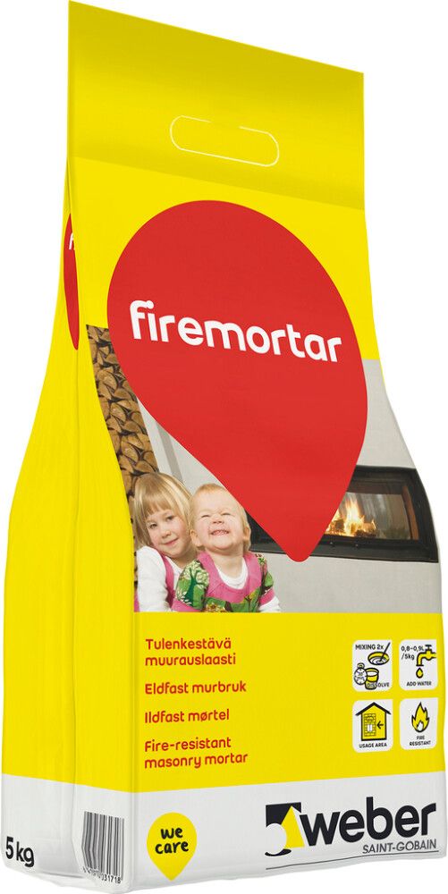 Müürisegu tulekindel Weber.vetonit Firemortar 5 kg
