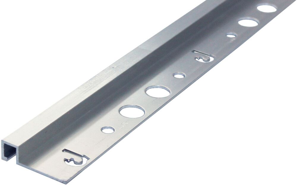 Plaadiliist Dione nelikant alu hõbedane 8 x 2500 mm