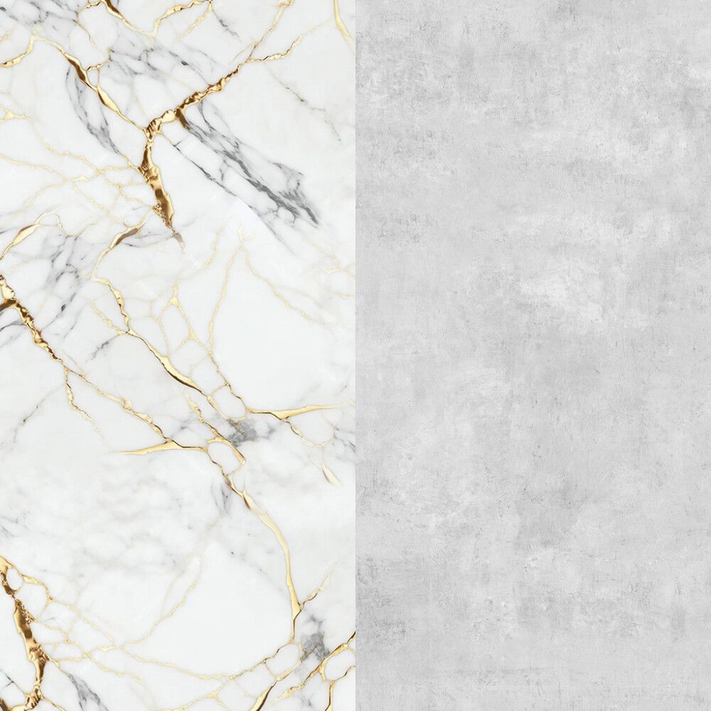 Alumiinium komposiitplaat Stocksund Stole U4 valge-kuldne marmor / betoon