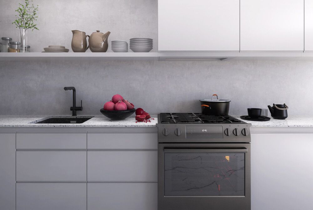 Näidis alumiinium komposiitplaadile Stocksund Stole U3 valge marmor / tume tsement