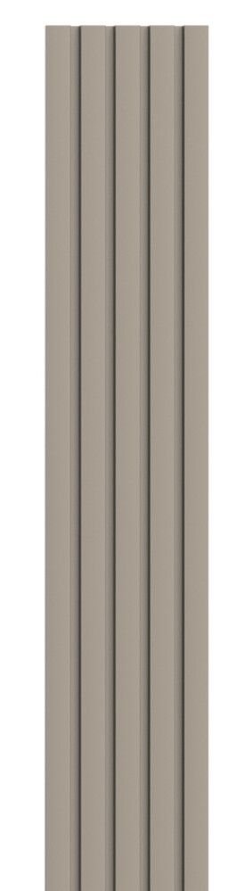 Ribipaneel Stocksund greige 122 x 2600 mm