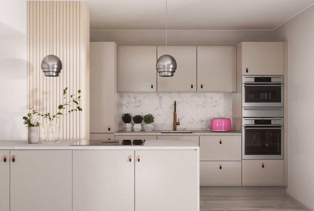 Ribipaneel Stocksund greige 122 x 2600 mm