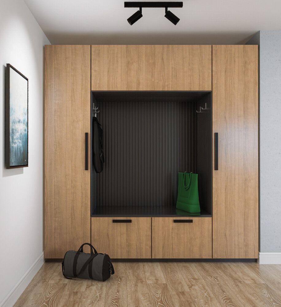 Ribipaneel Stocksund must 122 x 2600 mm