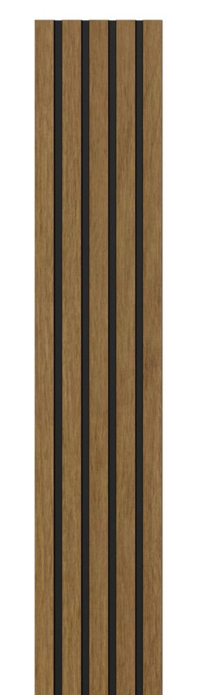 Ribipaneel Stocksund tamm 122 x 2600 mm