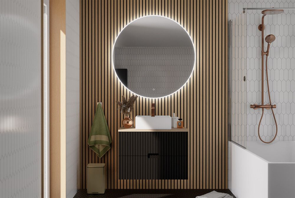 Ribipaneel Stocksund hele tamm 12 x 122 x 2600 mm