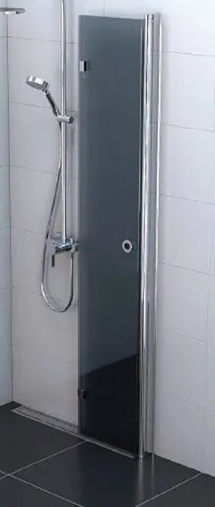 Kokkuvolditav Nordium dušisein 90 x 195 cm hall klaas kroom