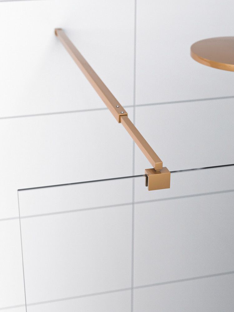 Dušisein fikseeritud Nordium  199,5 cm messing 80 cm