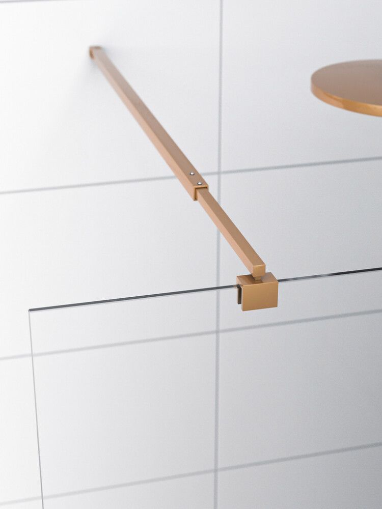 Dušisein fikseeritud Nordium  199,5 cm messing 100 cm