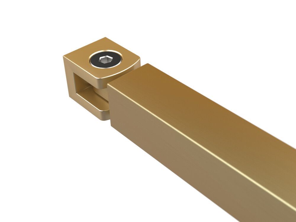 Dušiseina teleskooptugi Nordium 63-105 cm Messing