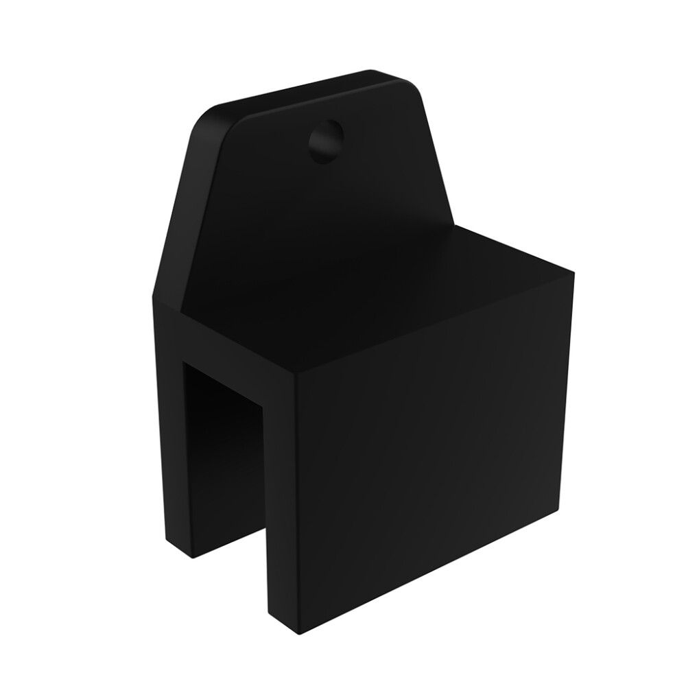 Dušiklaasi kinnitus Nordium 3 x 4 cm Must