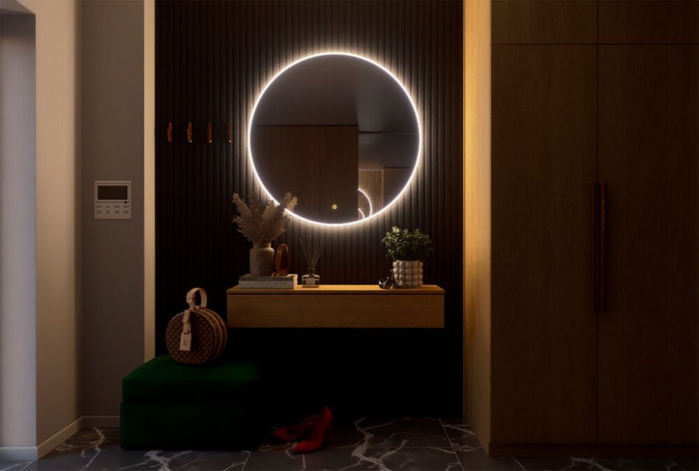 LED-peegel Stocksund Avonia ümar 80 cm