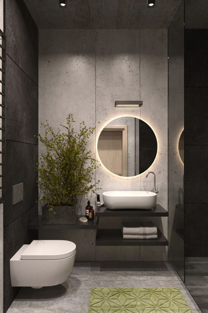 Peegel Andres O LED 80 cm