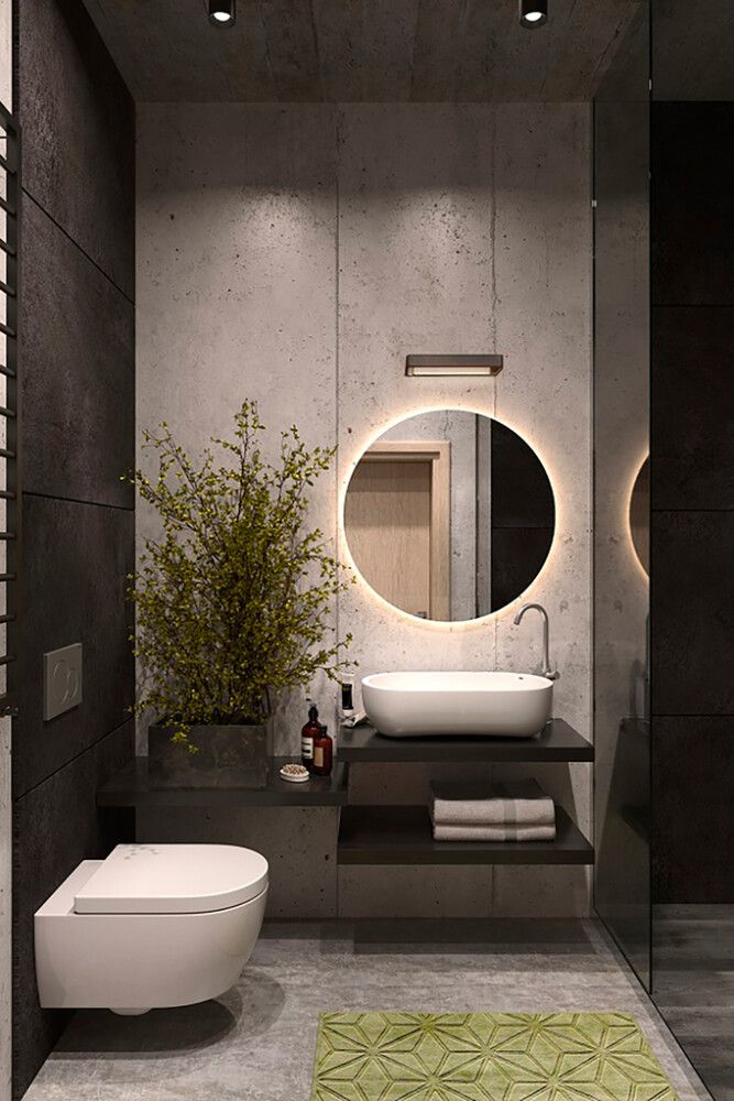 Peegel Andres O LED Ø 50 cm