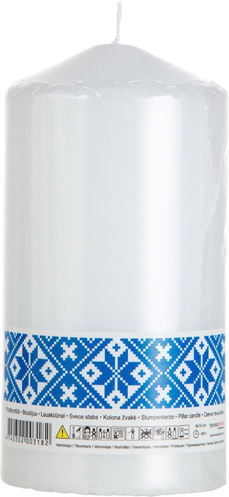 Lauaküünal 8 x 15 cm, valge