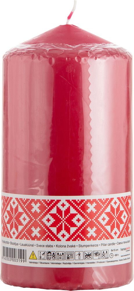 Lauaküünal 8 x 15 cm, punane