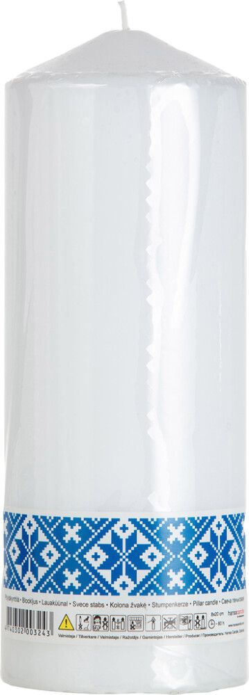 Lauaküünal 8 x 20 cm, valge