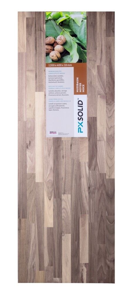 Töötasapind PXSolid pähkel B/C 27 x 635 x 2000 mm