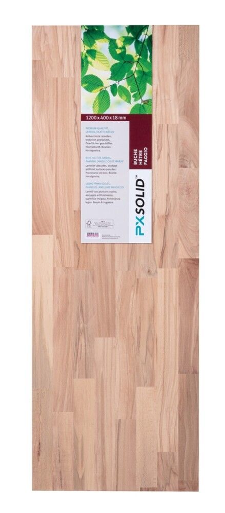 Liimpuitplaat Produx pöök B/C 27 x 635 x 2000 mm