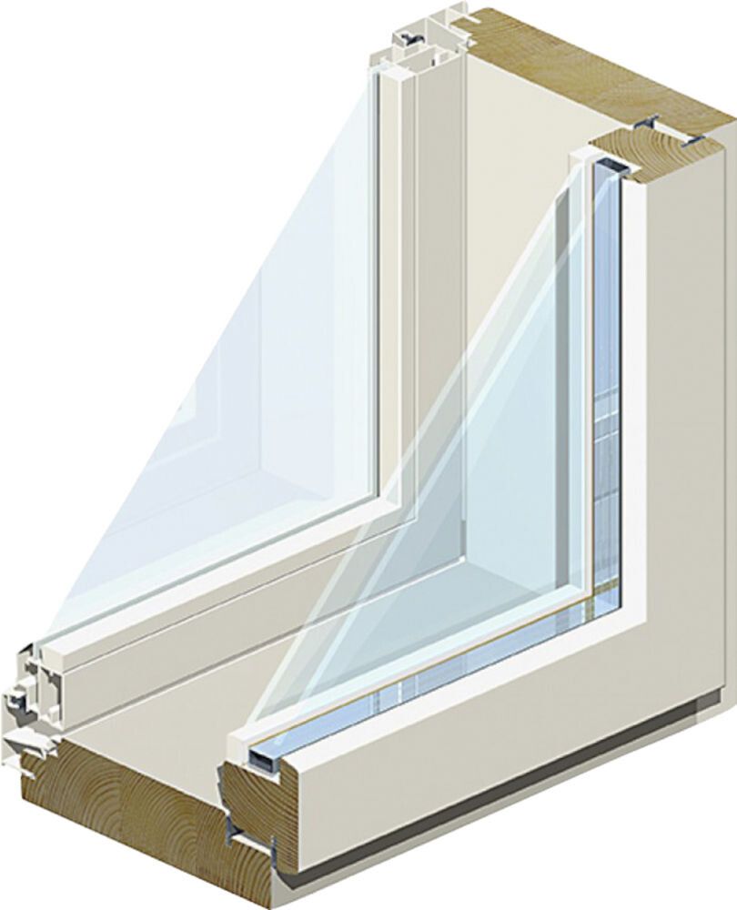 Puitalumiiniumaken MSE-AL 890 x 390 mm 9 x 4, vasak