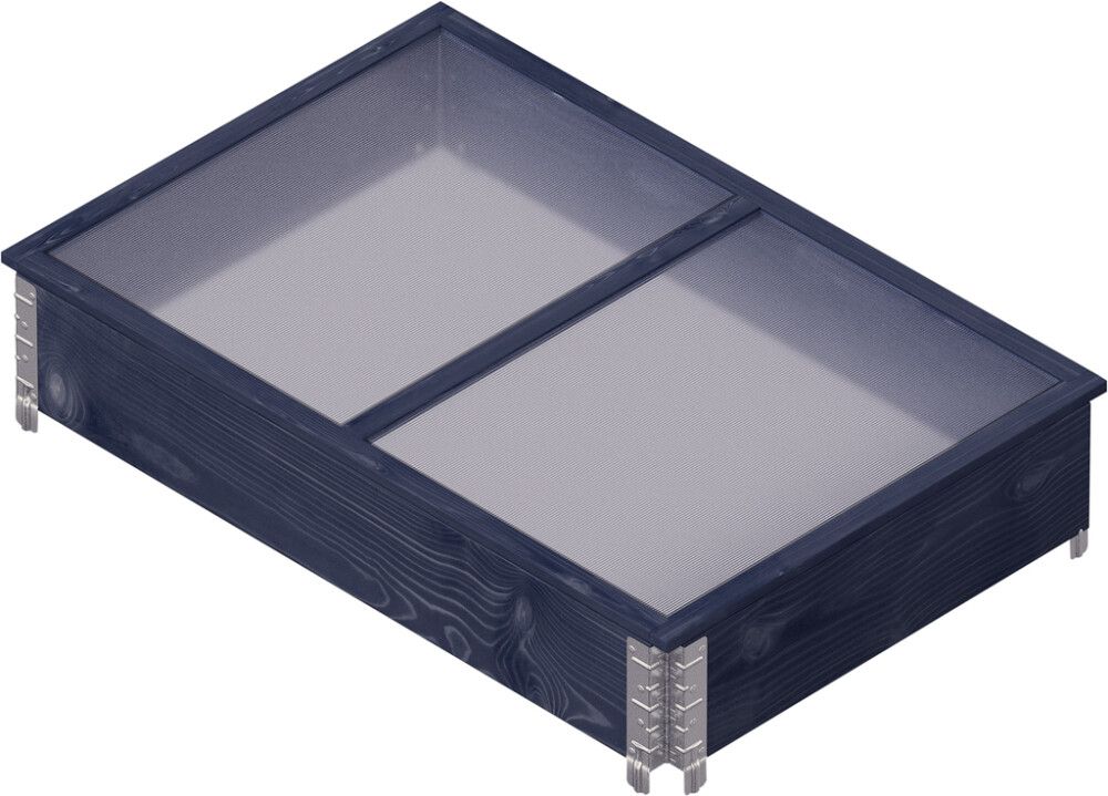 Kaas istutuskastile 120 x 80 cm, must