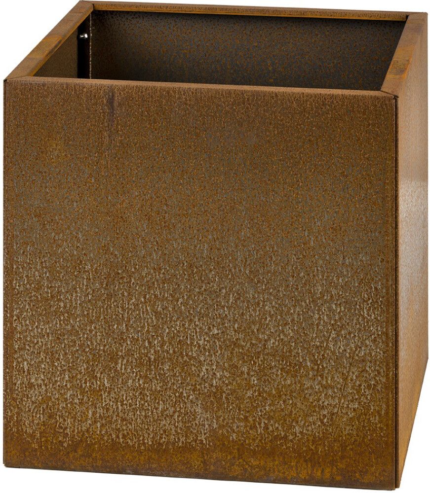 Lillepott Recal Corten 55 x 55 x 55 cm, teras