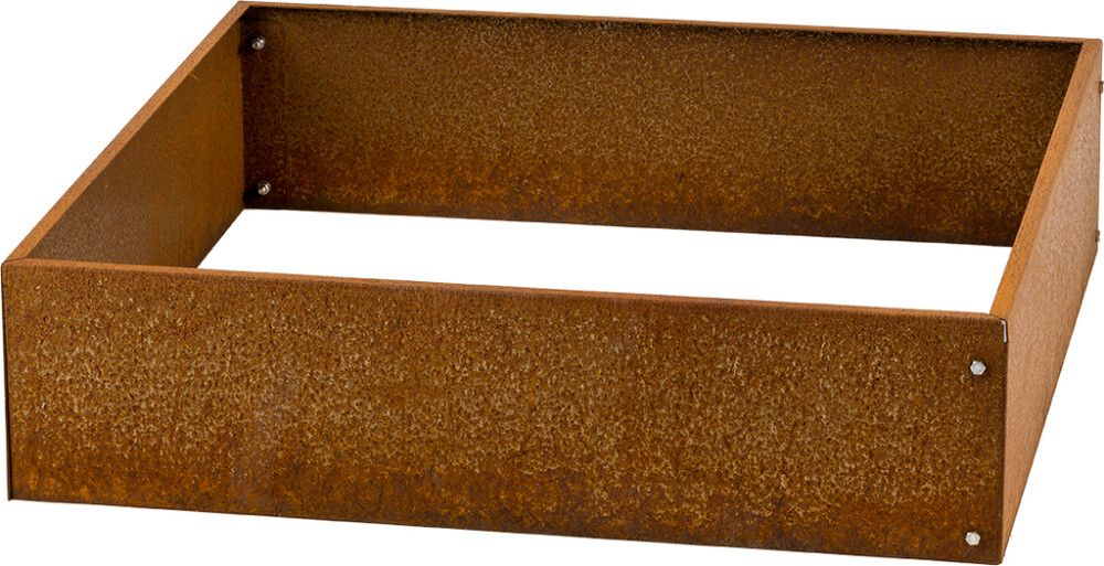 Istutuskast Recal Corten 75 x 75 x 19 cm, teras
