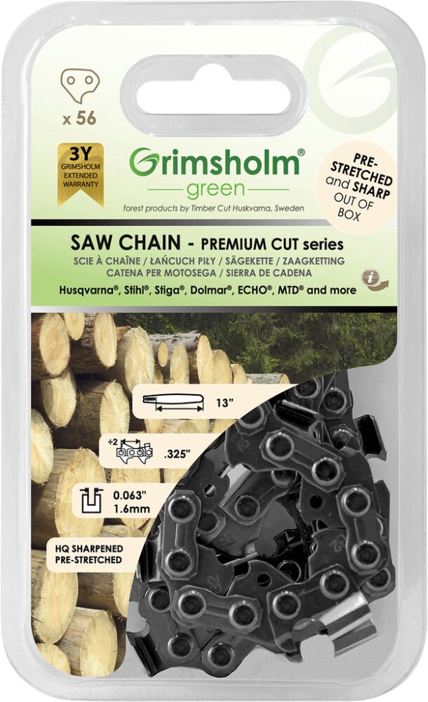 Saekett Grimsholm Premium Cut 325" 1,6 mm 56