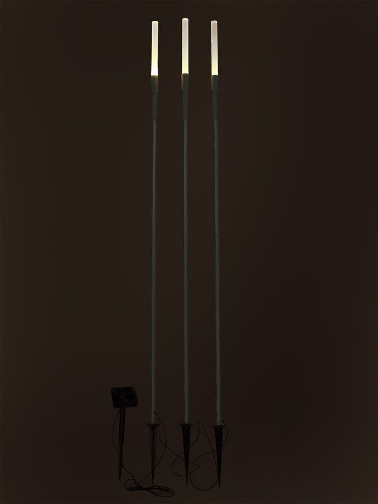 Solarvalgusti Luxform Ronda 3tk roheline