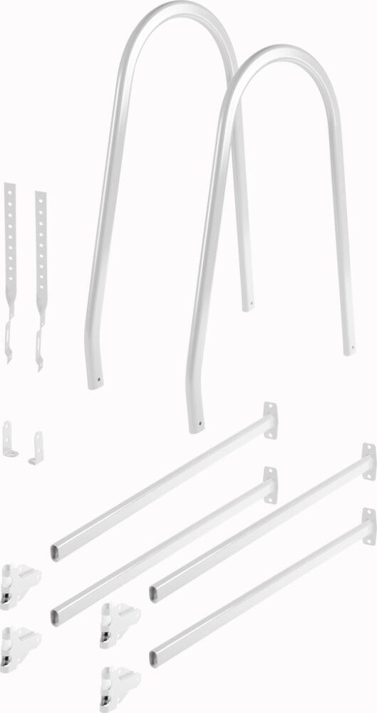 Seinaredeli paigalduskomplekt tumehall tumepruun