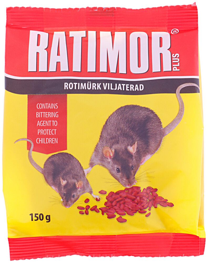 Hiire- ja rotimürk Ratimor viljaterad 150 g