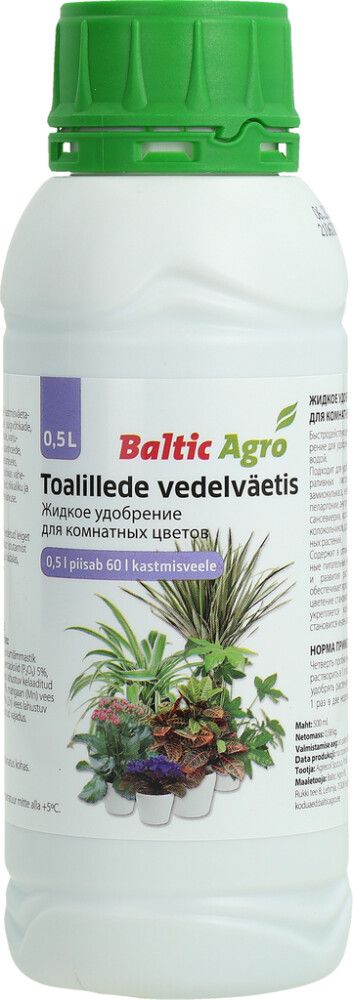 Toalillede vedelväetis 500 ml