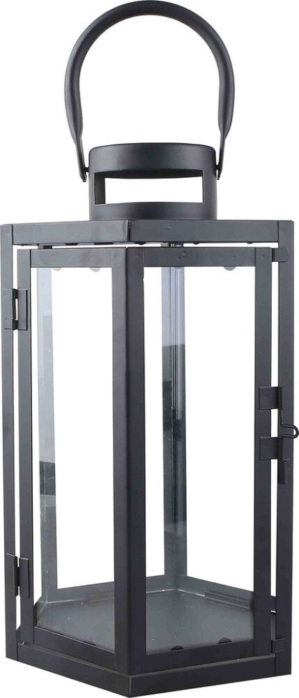 Latern Erika Hexagon 32 x 19,5 x 17 cm, must