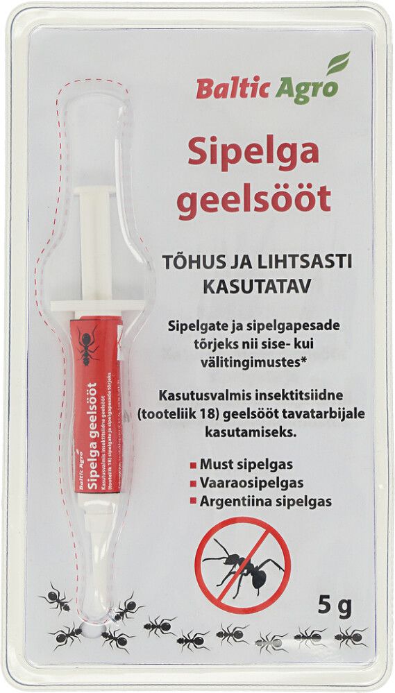 Sipelga geelsööt Baltic Agro 5 g