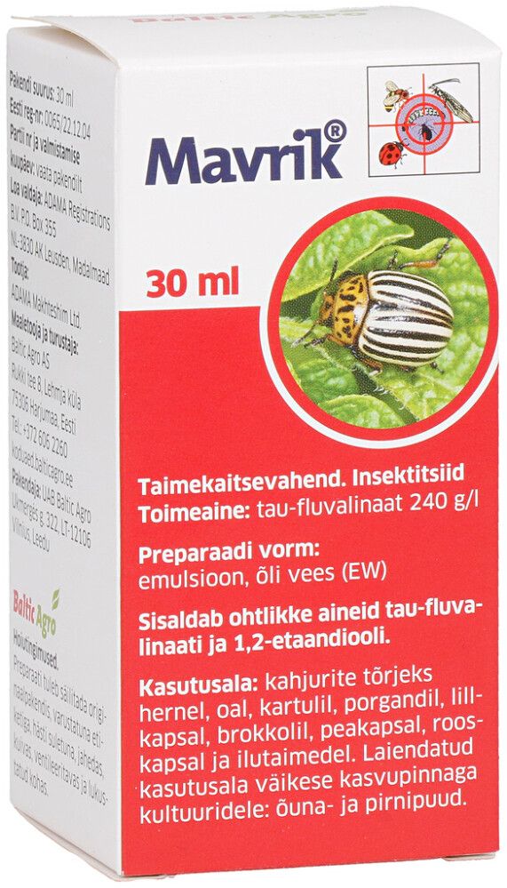 Kahjurite tõrjevahend Mavrik 30 ml