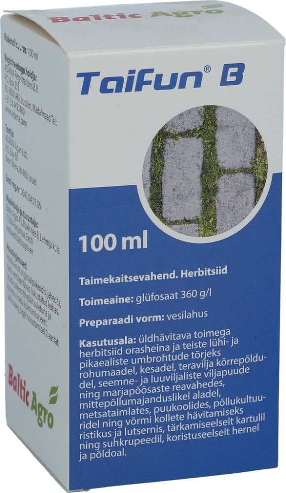 Umbrohtude tõrjeks Baltic Agro Taifun B 100 ml