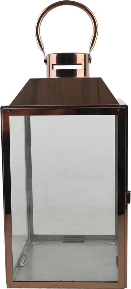 Latern Gemma 16,5 x 16,5 x 33 cm, roosakaskuldne