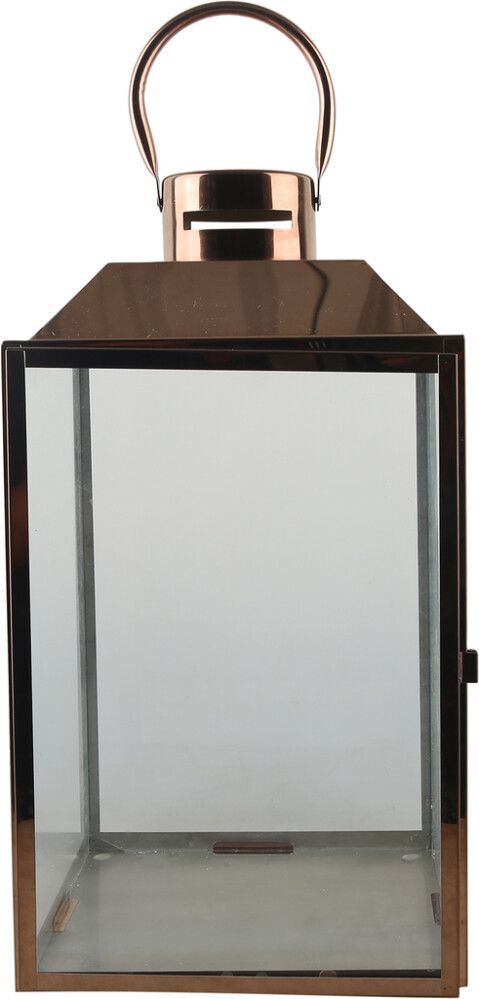 Latern Gemma 22 x 22 x 42 cm, roosakakuldne