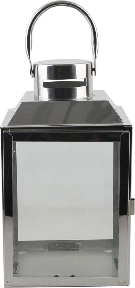 Latern Gemma 13,5 x 13,5 x 22,5 cm, hõbedane