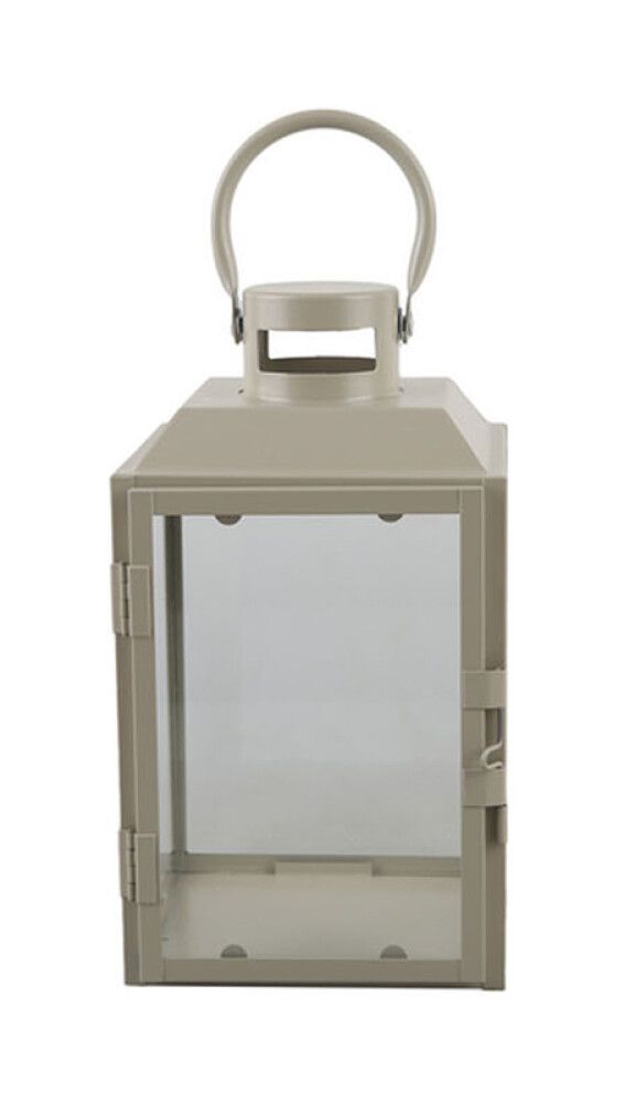 Latern Freya 10 x 10 x 16 cm, greige