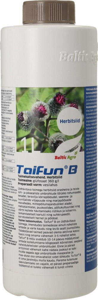Umbrohtude tõrjeks Taifun B Baltic Agro 1 l