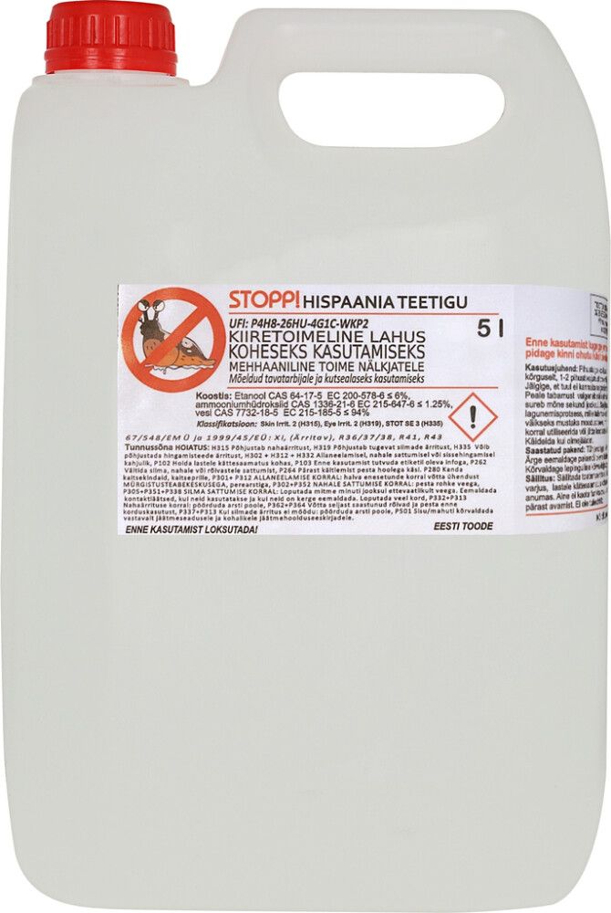 “Stopp hispaania teetigu” 5 l