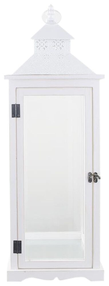 Latern Gabriella 25 x 25 x 75 cm, valge