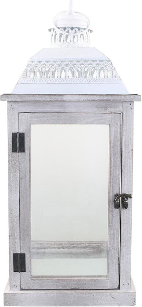 Latern Gwen 23 x 23 x 55 cm, valge